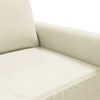 vidaXL 2-Sitzer-Sofa Creme 140 cm Samt