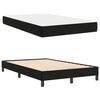 vidaXL Boxspringbett mit Matratze Schwarz 120 x 200 cm Stoff