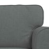 vidaXL Sofa Set 2 pcs Dunkelgrau 155 x 82 x 80 cm Stoff