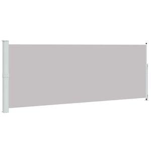 vidaXL Seitenmarkise Ausziehbar 180x514 cm Grau