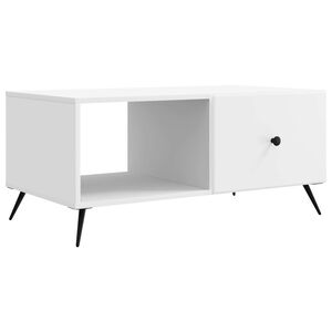 vidaXL Couchtisch Wei&szlig; 90 x 50 x 40 cm Holzwerkstoff