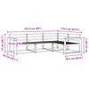 vidaXL Outdoor-Sofagarnitur 4 pcs Natur Massivholz Akazie