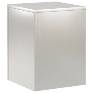 vidaXL Pflanzenst&auml;nder Silber 30 x 30 x 40 cm Stahl
