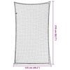 vidaXL Anh&auml;ngernetz mit Gummiseil Schwarz 2,1x1,25 m PP