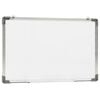 vidaXL Magnetisches Whiteboard Weiß 60 x 40 cm Stahl