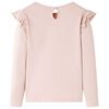 Kinder-Langarmshirt Rosa 140