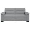 vidaXL 2-Sitzer-Sofa Hellgrau 180x81x84 cm Stoff