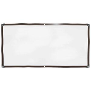 vidaXL Plane mit &Ouml;sen Transparent 1 x 2 m Polyethylen