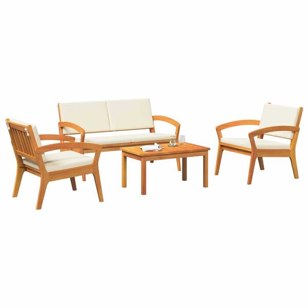 vidaXL Bistrogarnitur Braun 75 x 45 x 38cm Massivholz Akazie