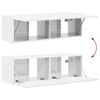 vidaXL TV-Wandschrank 2 pcs Gl&auml;nzend Wei&szlig; 98 x 31 x 29,5 cm