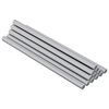 vidaXL Gewindestange 900 Stk. Silber Stahl