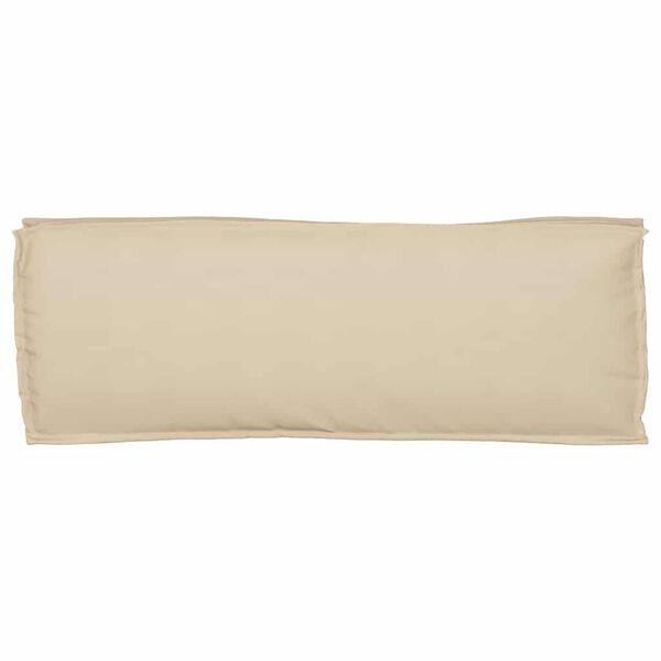 vidaXL Kissen Beige 110 x 40 x 8 cm Oxford-Stoff