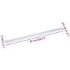 vidaXL Treppenkantenprofile 10 pcs Silber 67 cm Aluminium