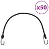 vidaXL Gummiseile Reflektierend mit Haken 50 Stk. 59 cm