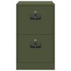 vidaXL Aktenschrank Olive Gr&uuml;n 44 x 50 x 106,5 cm Kaltgewalzter Stahl