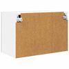 vidaXL H&auml;ngeschrank Betongrau und Wei&szlig; 60 x 31 x 40 cm Holzwerkstoff