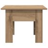 vidaXL Couchtisch Artisan-Eiche 55 x 55 x 42 cm Holzwerkstoff