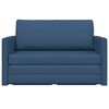 vidaXL Schlafsofa 110cm Blau Stoff