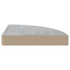 vidaXL Eck-Schweberegale 4 Stk. Betongrau 25x25x3,8 cm MDF