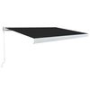 vidaXL Manuelle Kassetten-Markise 450x300 cm Anthrazit