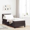 vidaXL Boxspringbett mit Matratze Dunkelbraun 80 x 200 cm Stoff