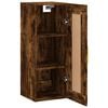 vidaXL Wandschrank R&auml;uchereiche 34,5x34x90 cm Holzwerkstoff