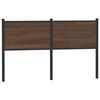 vidaXL Ersatz-Kopfteil Braun Eichen-Optik 135 cm Holzwerkstoff und Stahl