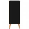 vidaXL Sideboard Hochglanz-Schwarz 60x30x72 cm Holzwerkstoff