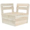 vidaXL Modulares Palettensofa Eckteil Impr&auml;gniertes Fichtenholz