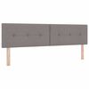 vidaXL Boxspringbett mit Matratze Taupe 180 x 200 cm Stoff