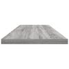 vidaXL Wandregale 4 Stk. Grau Sonoma 100x20x1,5 cm Holzwerkstoff