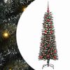 vidaXL K&uuml;nstlicher Weihnachtsbaum mit 150 LEDs mit St&auml;nder Gr&uuml;n 120 cm