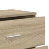 vidaXL Sideboards 3 Stk. Sonoma-Eiche 60x31x84 cm Holzwerkstoff