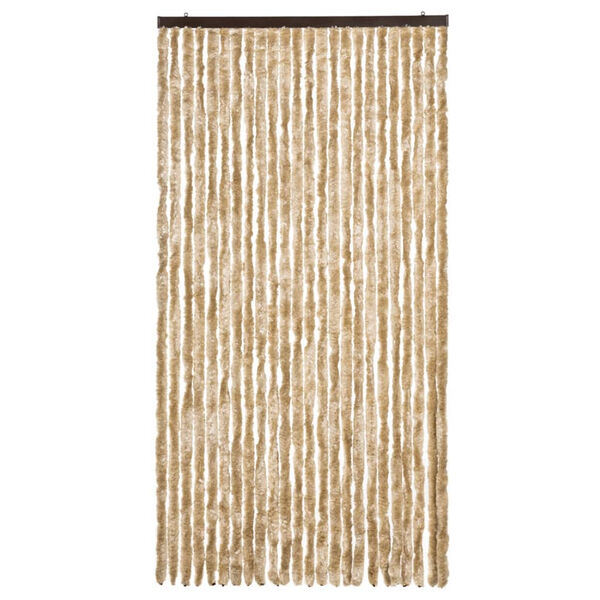 vidaXL Insektenschutz-Vorhang Beige 100x220 cm Chenille