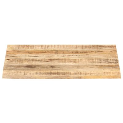 vidaXL Tischplatte Massivholz Mango 25-27 mm 90x60 cm