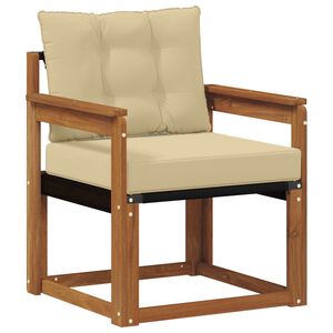 vidaXL Outdoor-Sofa Massivholz Akazie Natur