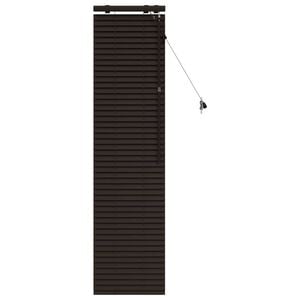 vidaXL Venezianische Jalousie Dunkelbraun 45 x 160 cm 35 mm