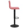 vidaXL Barhocker 2 Stk. Rosa Samt