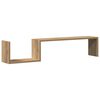 vidaXL Wandregale 2 Stk. Artisan-Eiche 100x15x20 cm Holzwerkstoff