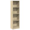 vidaXL B&uuml;cherregal Sonoma-Eiche 40x24x143 cm Holzwerkstoff