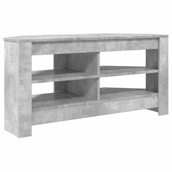 vidaXL EckTVSchrank Beton Grau 102 x 40,5 x 45 cm Holzwerkstoff