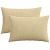 vidaXL Kissenbezug 2 pcs HEERLEN Gr&uuml;n Grau 40 x 60 cm Cord