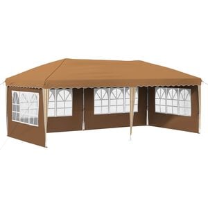 vidaXL Pop-up Partyzelt 575 x 289 x 245 cm Beige
