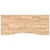 vidaXL Schreibtischplatte Unbehandelt 120x50x2,5 cm Massivholz Eiche