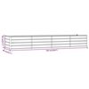vidaXL Hochbeet Rostig 320x80x45 cm Cortenstahl