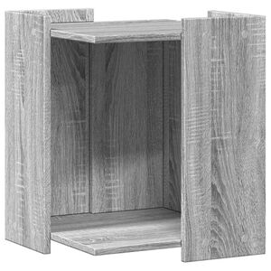 vidaXL Katzenklo Grau Sonoma 42x42x51 cm Holzwerkstoff