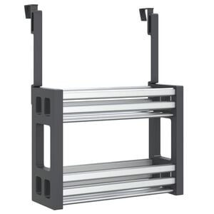 vidaXL Unterschrank-Organizer 34x12x26 cm Aluminium