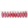 vidaXL Weihnachts-Tannenzapfen Ball 40 pcs Rot Kunststoff