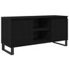 vidaXL TV-Schr&auml;nk 104 x 35 x 50 cm Schwarz Eichen-Optik Holzwerkstoff