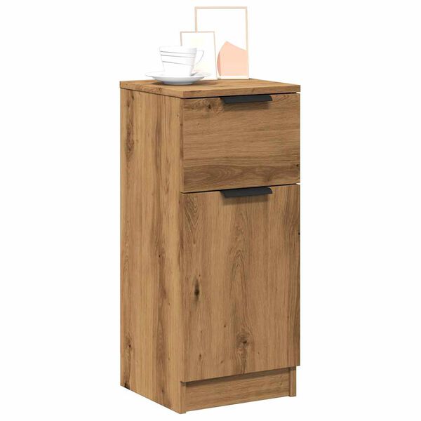 vidaXL Sideboards 2 Stk. Artisan-Eiche 30x30x70 cm Holzwerkstoff